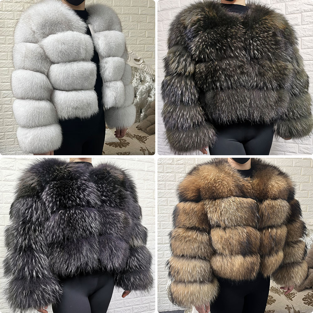 Jack Winter Clothing - 2025, Trend Naturpelz, echter Pelzmantel, Damenjacke,