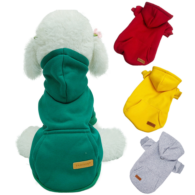Fleece Hoodie Lined - Winter-Hundekleidung für kleine Hunde, warmer, mit