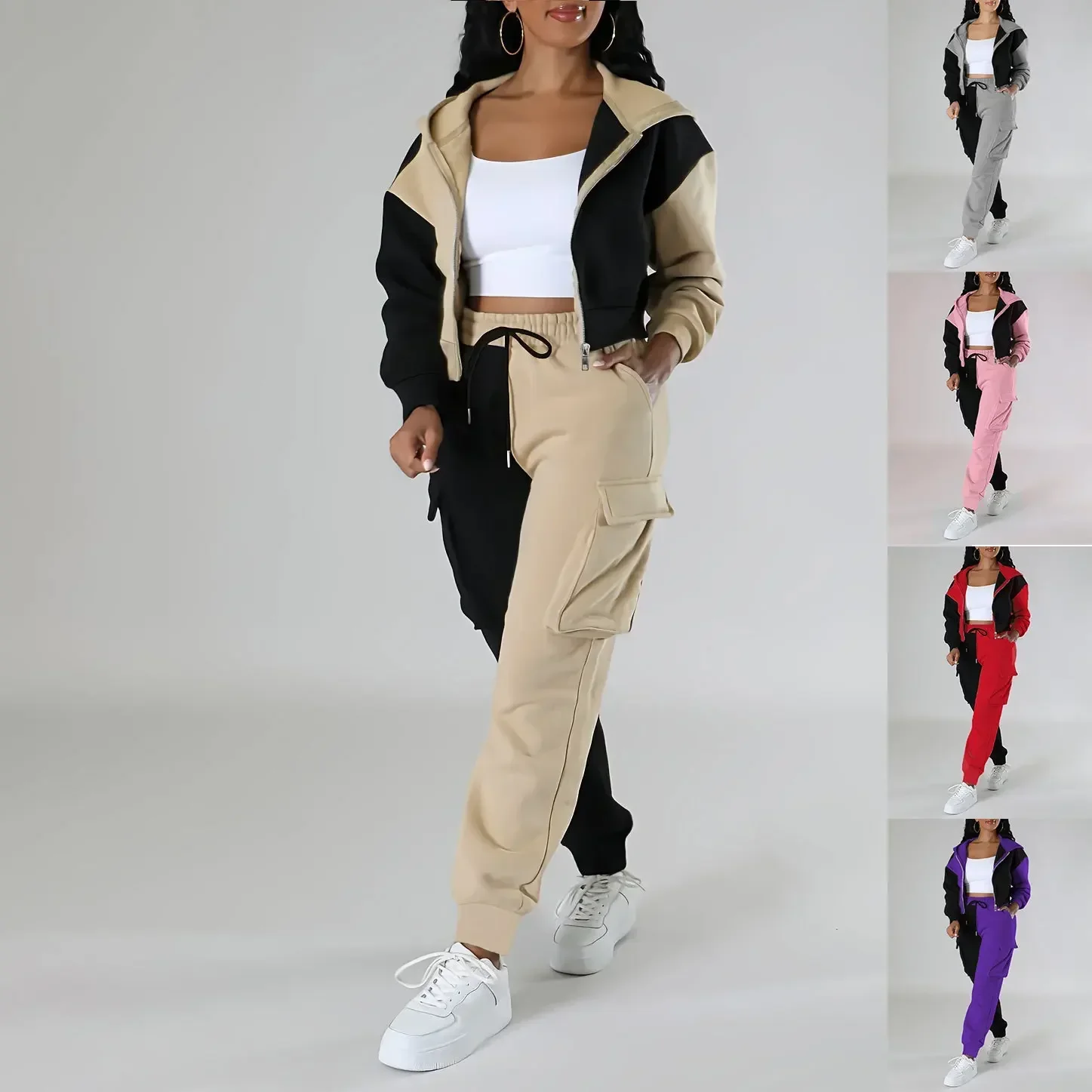 Winter Clothing Sale - Frauen Lose Herbst Winter Zwei Stücke