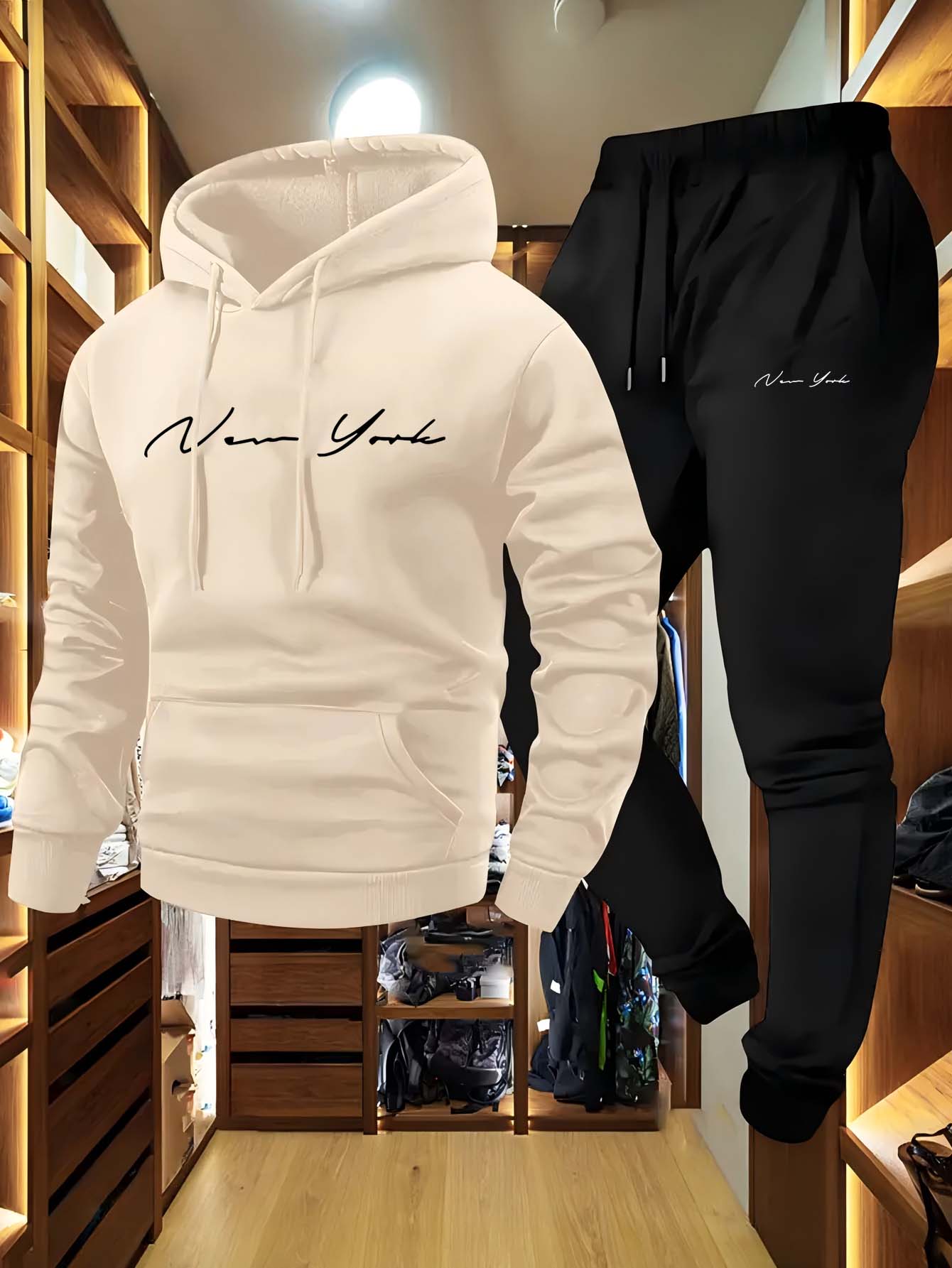 Winter Clothes - 2026 New York Themed Herren-Trainingsanzug: Bequemes