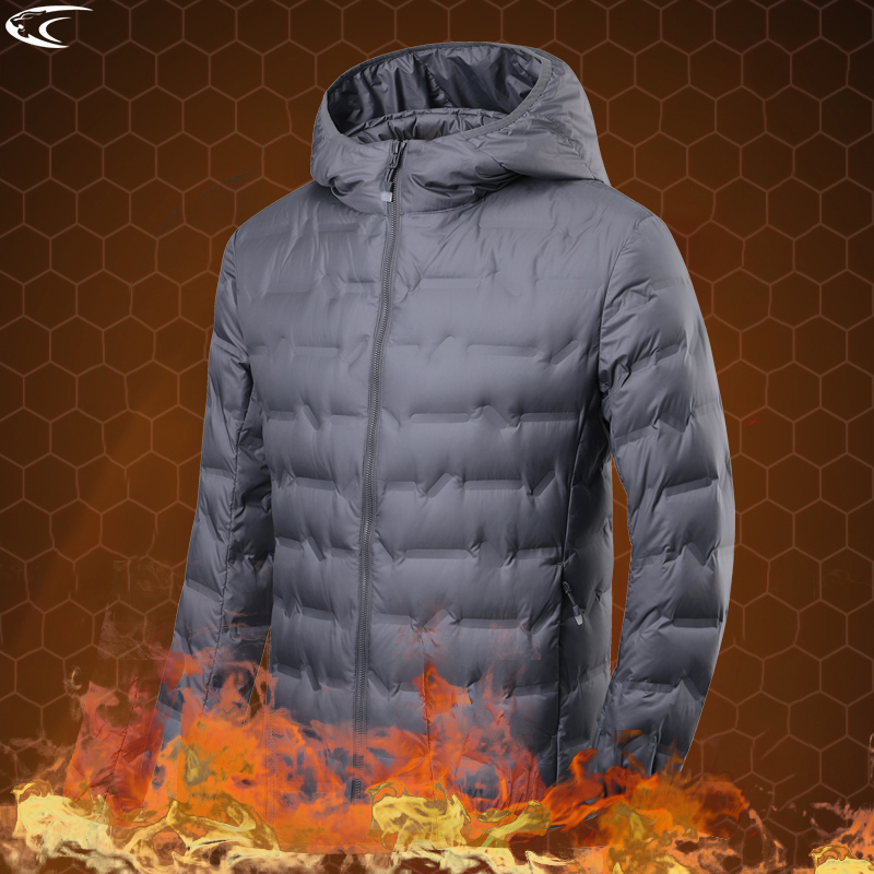 Winter Clothing Hiking - LNGXO Winter Warme Daunenjacke Männer Wandern