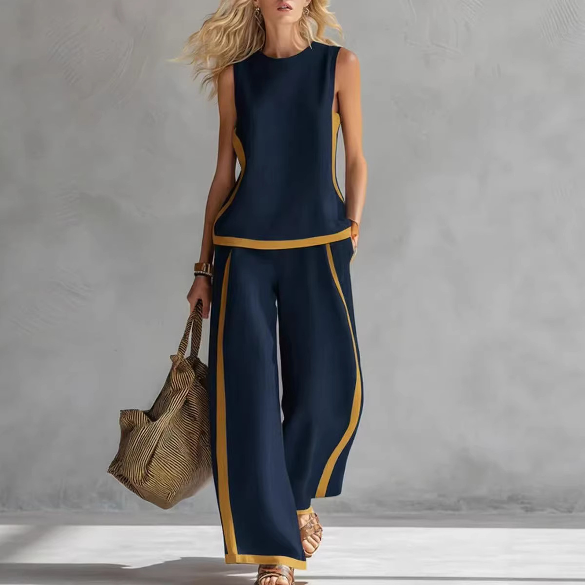 Damen Leinen 2-Teiliges Set Fa – Winter Clothing Sale Bewertung und Preis