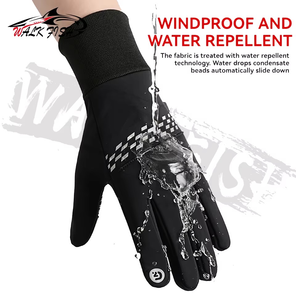 WALK FISH Angelhandschuhe halt – Knit Glove Touch Screen Bewertung und Preis
