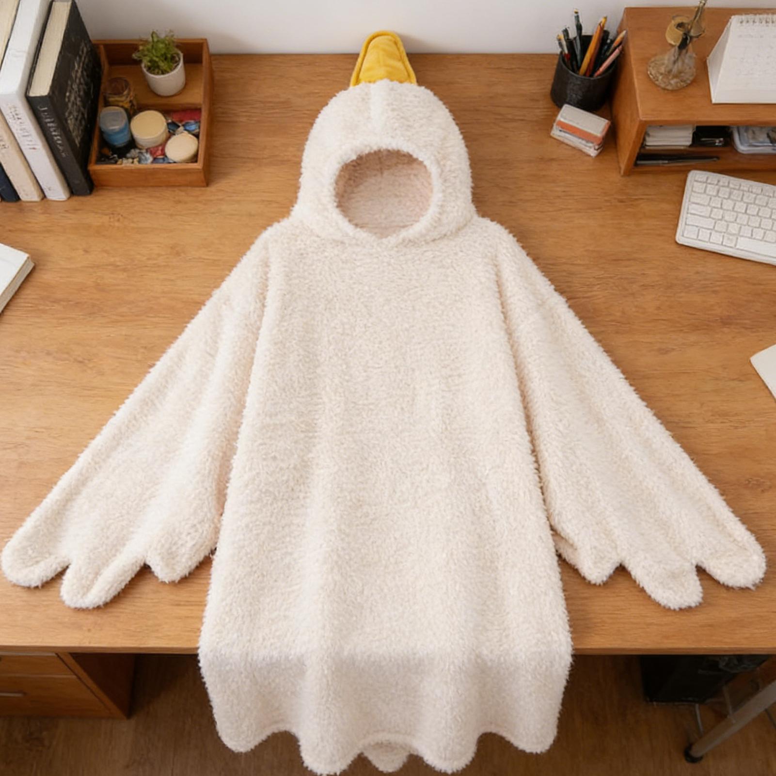 Tragbare Decke, Gänse-Robe, Ko – Fleece Hoodie Lined Bewertung und Preis
