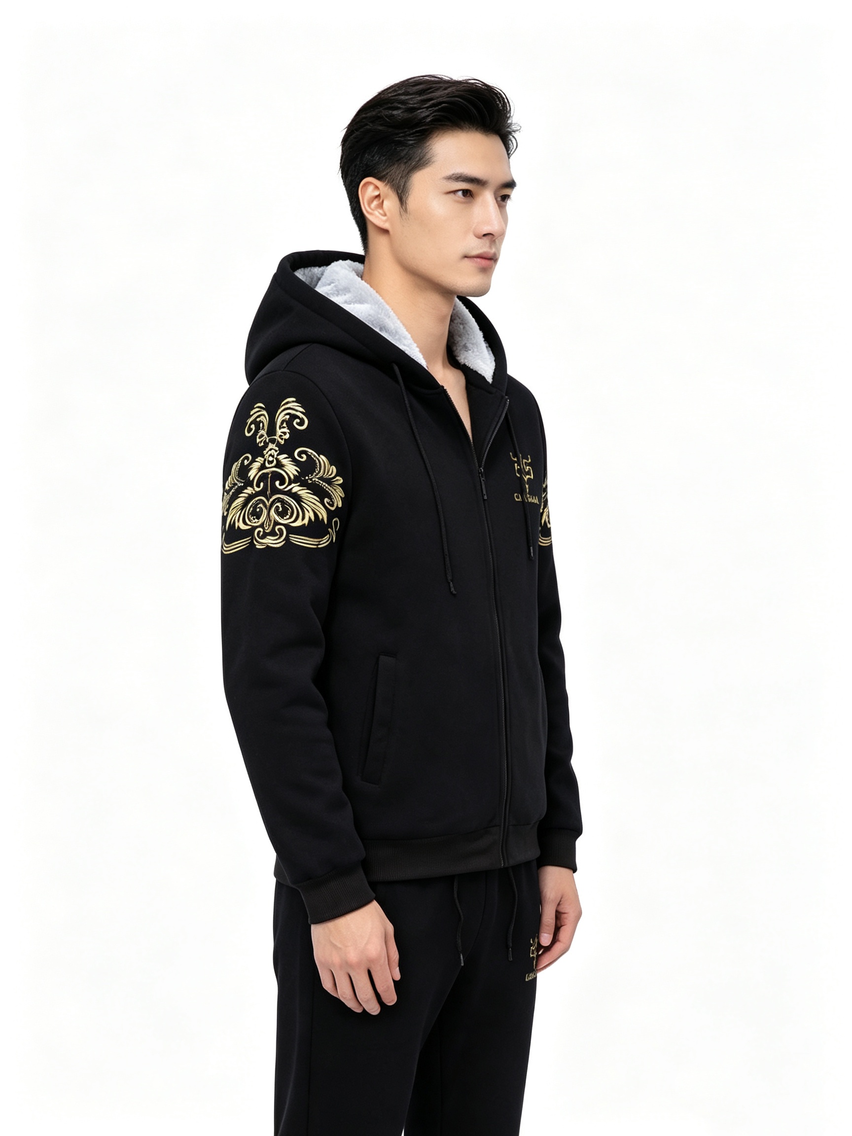 Herren Fleece-gefütterter Trai – Fleece Hoodie Lined Bewertung und Preis