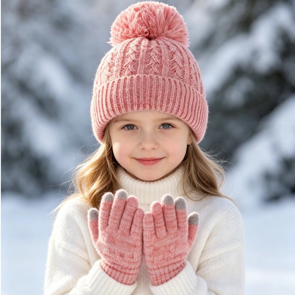 2-teiliges Set Modische Winter – Knit Glove Touch Screen Bewertung und Preis