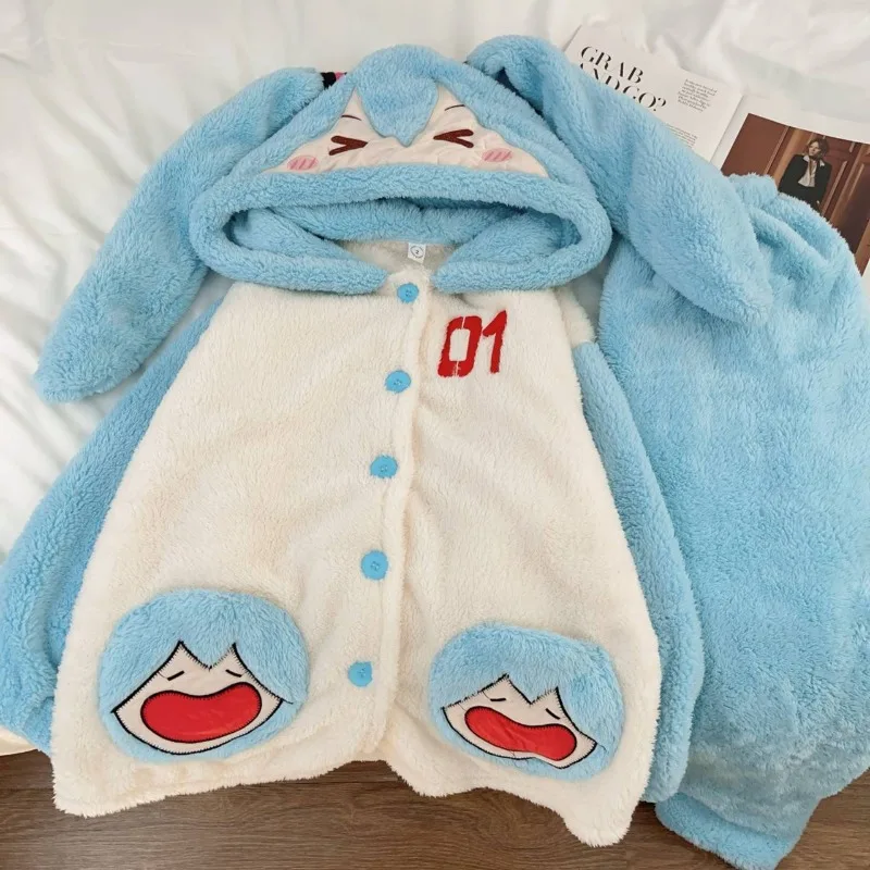 Hatsune Miku Cartoon-Animation – Fleece Hoodie Lined Bewertung und Preis