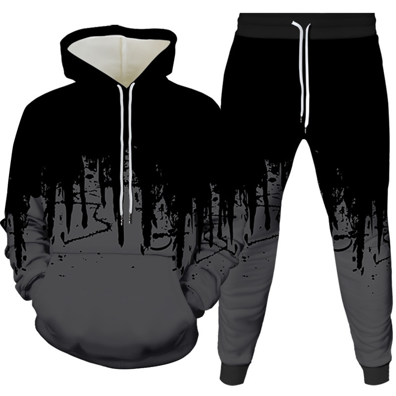 Tinte Malerei 3D Gedruckt Hood – Winter Clothing For Bewertung und Preis