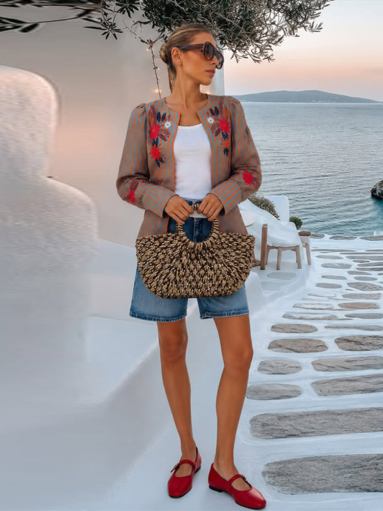 2026 Frühherbst Gestreifte Blu – Winter Clothing For Bewertung und Preis